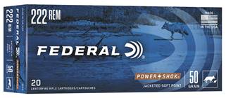 Federal 308B Power-Shok  308 Win 180 gr Jacketed Soft Point 20 Per Box/ 10 Case